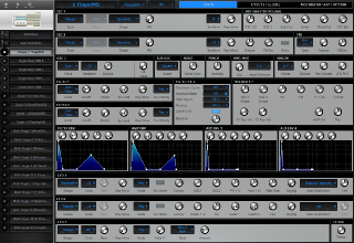 Click to display the Access Virus TI Snow Single - SYNTH Editor