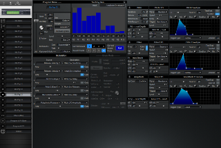 Click to display the Alesis QuadraSynth S4+ Rck Mix Prg 13 Editor