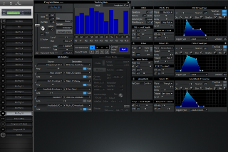 Click to display the Alesis QuadraSynth S4+ Rck Mix Prg 16 Editor