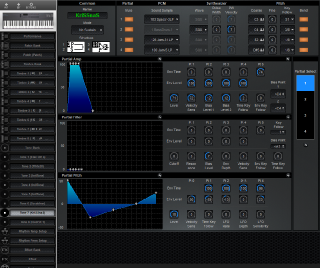 Click to display the Roland D-5 Tone 7 Editor