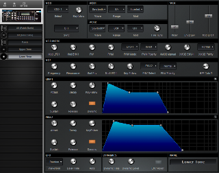 Click to display the Roland MKS-80 Lower Tone Editor
