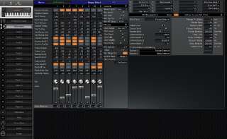Click to display the Roland XP-50 Performance Editor