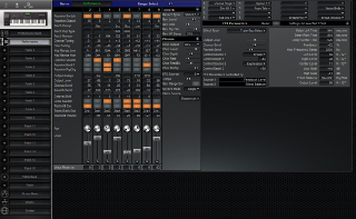 Click to display the Roland XP-60 Performance Editor