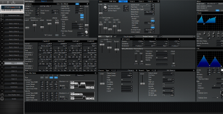 Click to display the Roland XV-88 Patch 11 Editor