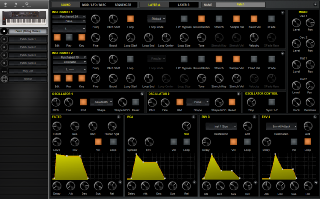 Click to display the Sequential Prophet XL Patch - Sound Editor