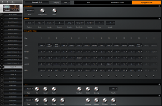 Click to display the Waldorf Blofeld Sound 14 - Apr + FX Editor