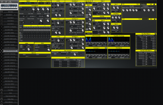 Click to display the Waldorf Q Rack Sound Mlt 9 Editor