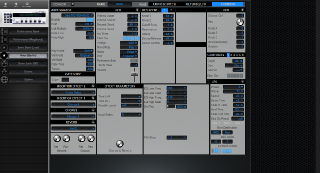 Click to display the Yamaha CS6R Voice - Common Mode Editor