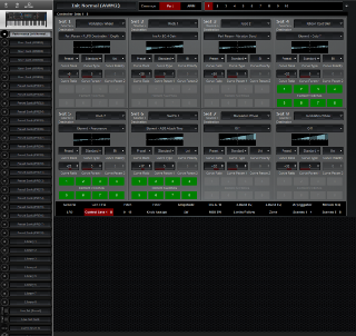 Click to display the Yamaha MODX 6 Performance - Part Control Sets Editor