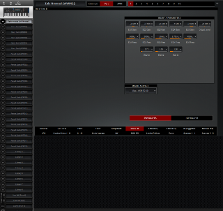 Click to display the Yamaha MODX 7 Performance - Part Ins A/B Editor