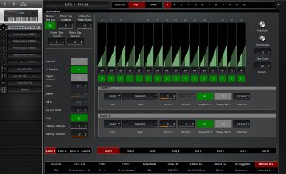 Click to display the Yamaha Montage 6 Performance - Part Motion SEQ Editor