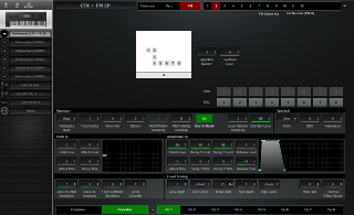 Click to display the Yamaha Montage 7 Performance - FM Operator Editor