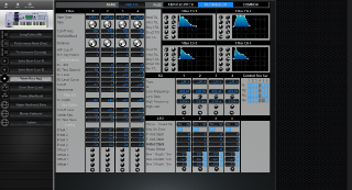 Click to display the Yamaha Motif ES8 Voice - FILTER+EQ+LFO Mode Editor