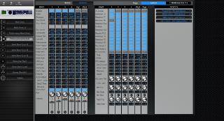 Click to display the Yamaha Motif ES Rack Performance - Mixer Mode Editor