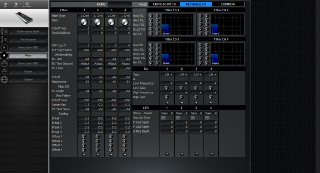 Click to display the Yamaha S80 Voice - FILTER+EQ+LFO Mode Editor