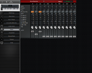 Click to display the Yamaha W5 Drums Editor