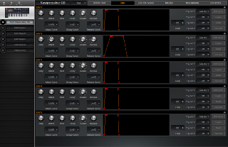 Click to display the ASM Hydrasynth Deluxe v1 Patch - ENV Editor
