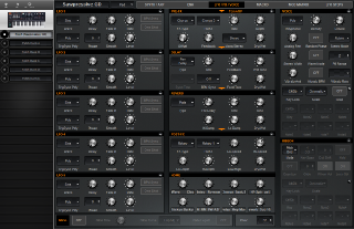 Click to display the ASM Hydrasynth Keyboard v1 Patch - LVO / FX / VOICE Editor