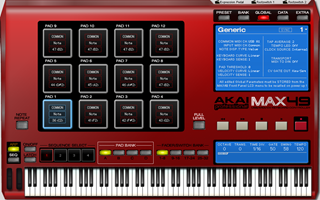 Click to display the Akai Pro MAX49 Global Editor