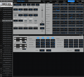 Click to display the Roland Fantom X8 Patch/Rhy 5 - Common Editor