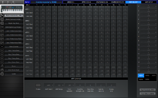 Click to display the Yamaha S70XS Multi - Arp Select Editor