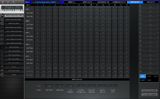 Click to display the Yamaha S90XS Multi - Arp Select Editor